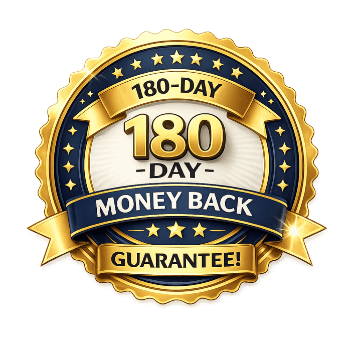 180 day money back guarantee GlucoBerry supplement